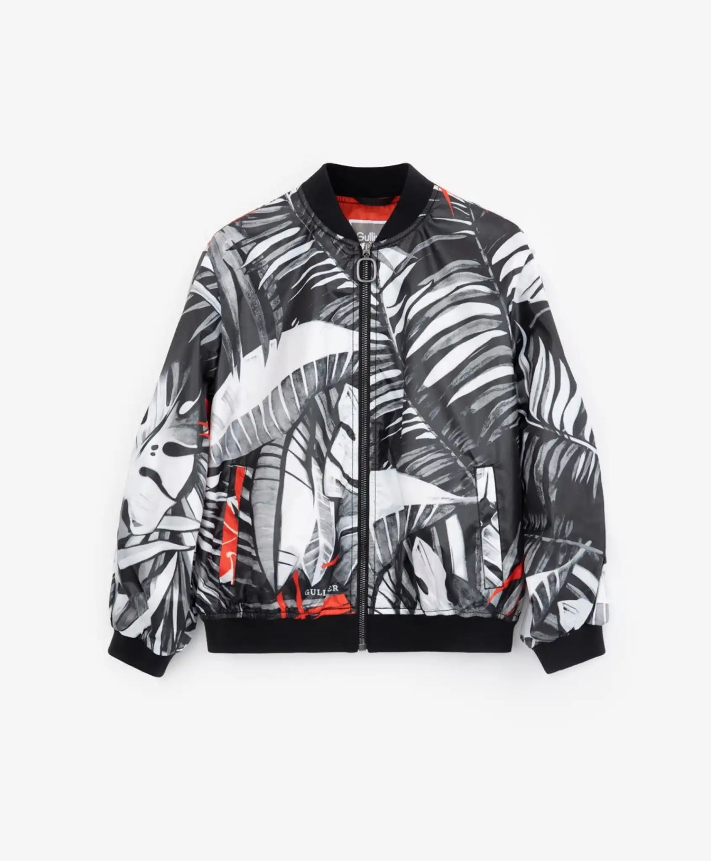 Geacă rezistentă la vânt cu print tropical de la Gulliver