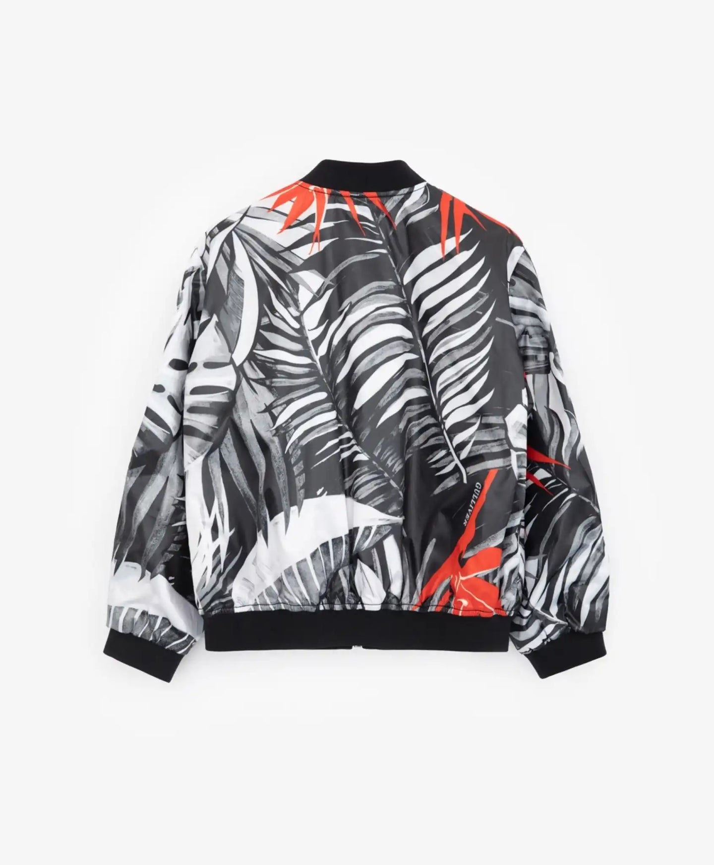 Geacă rezistentă la vânt cu print tropical de la Gulliver