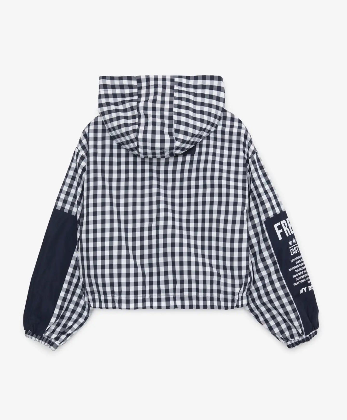 Geacă rezistentă la vânt cu detalii contrastante pe mâneci și imprimeuri de la Gulliver