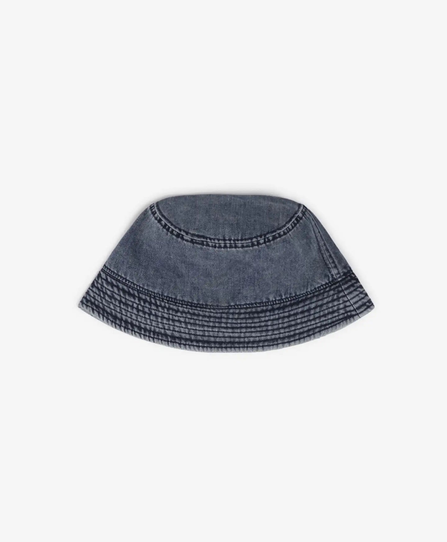 Căciulă din denim tip „cofă” cu petic Gulliver