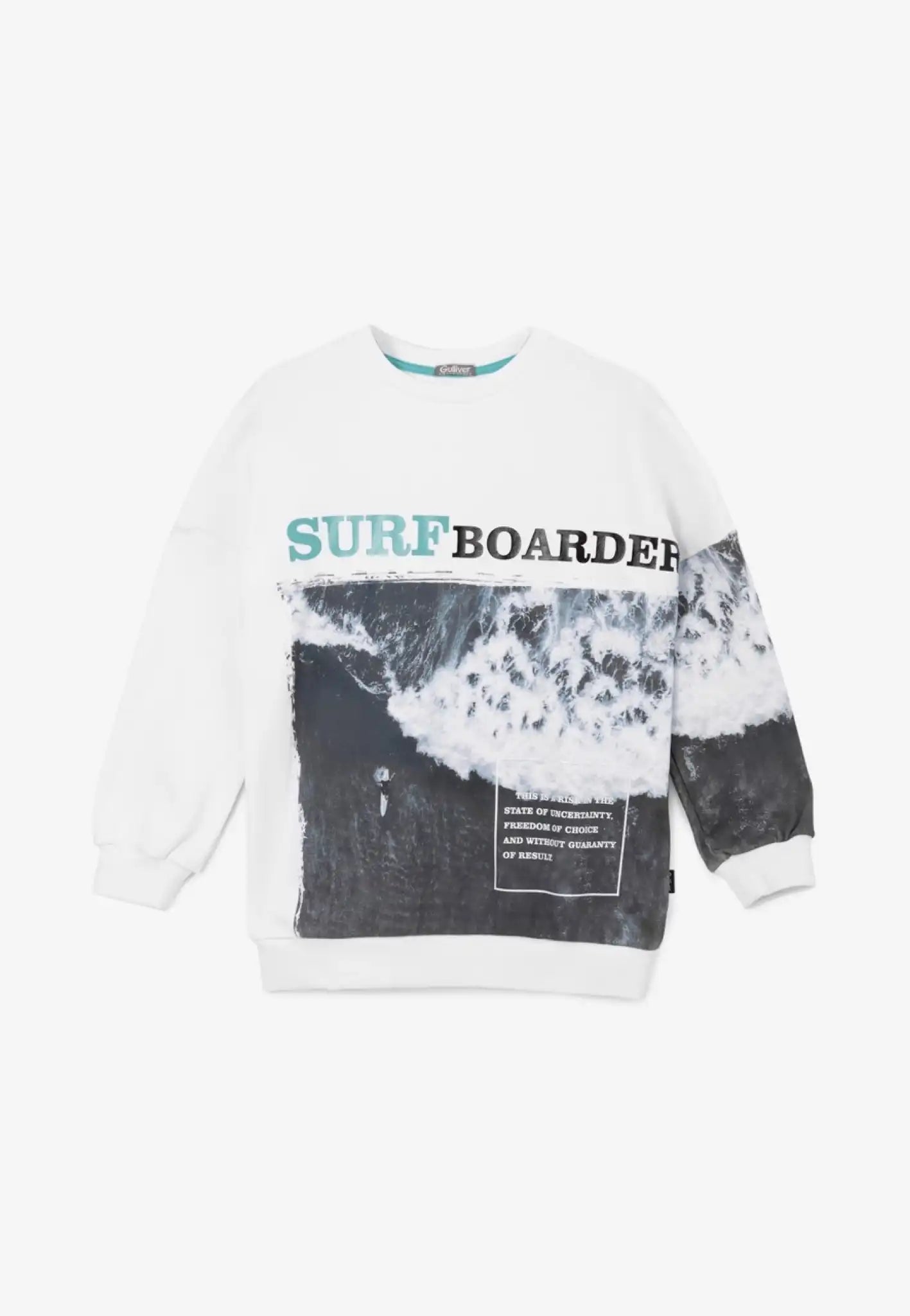 Hanorac cu imprimeu asimetric Gulliver