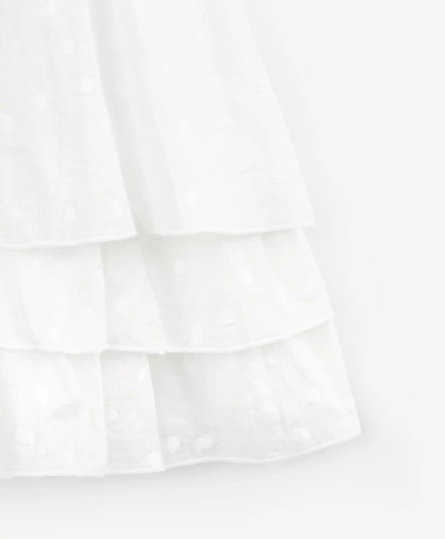 Rochie stratificată cu aripi, mâneci albe Gulliver