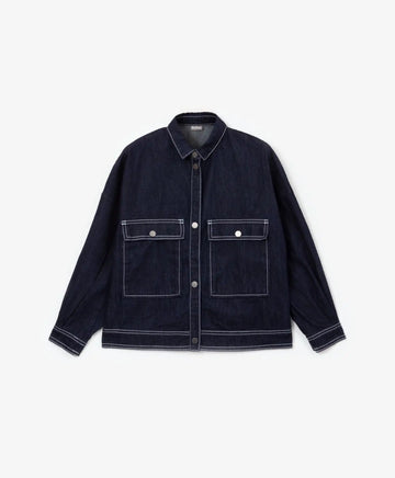 Jachetă oversize din denim – albastră, Gulliver