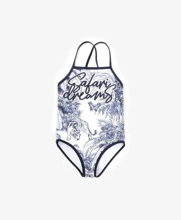 Costum de baie dintr-o piesă – alb, Gulliver