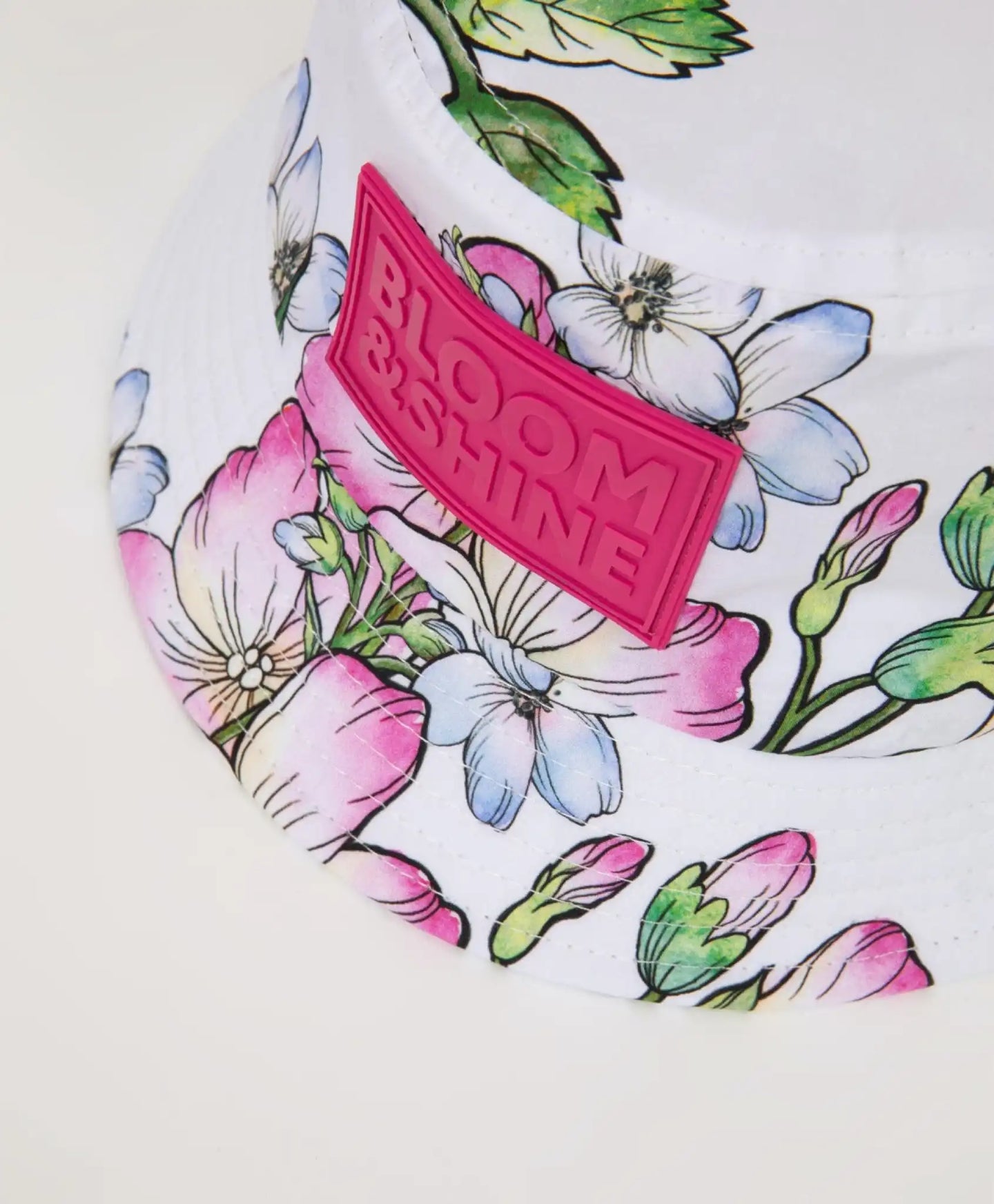 Căciulă tip panama din bumbac cu imprimeu floral mare, Gulliver