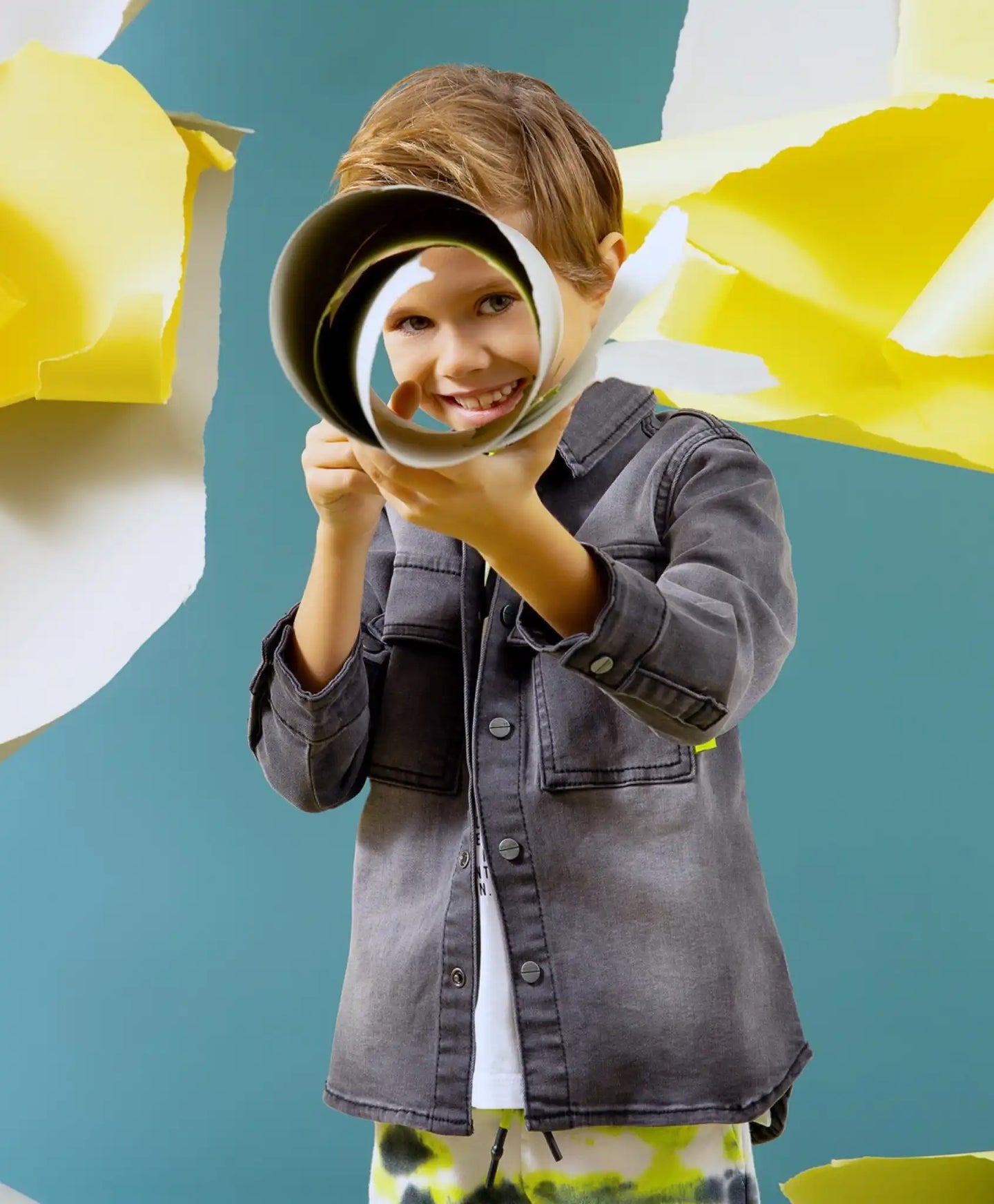 Cămașă din denim - gri, Gulliver