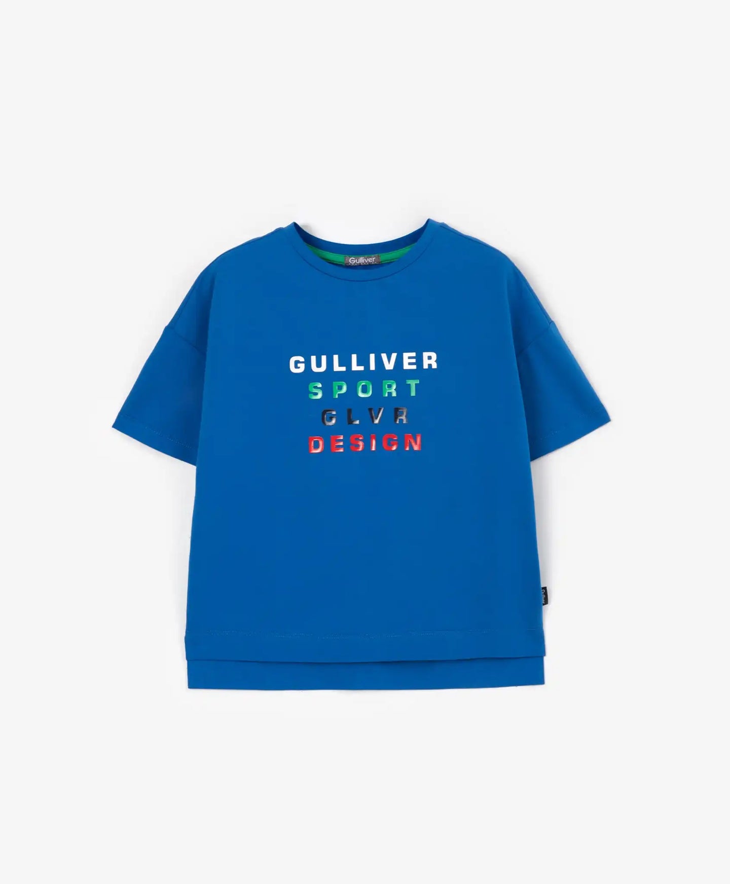 Tricou cu mânecă scurtă, albastru, Gulliver