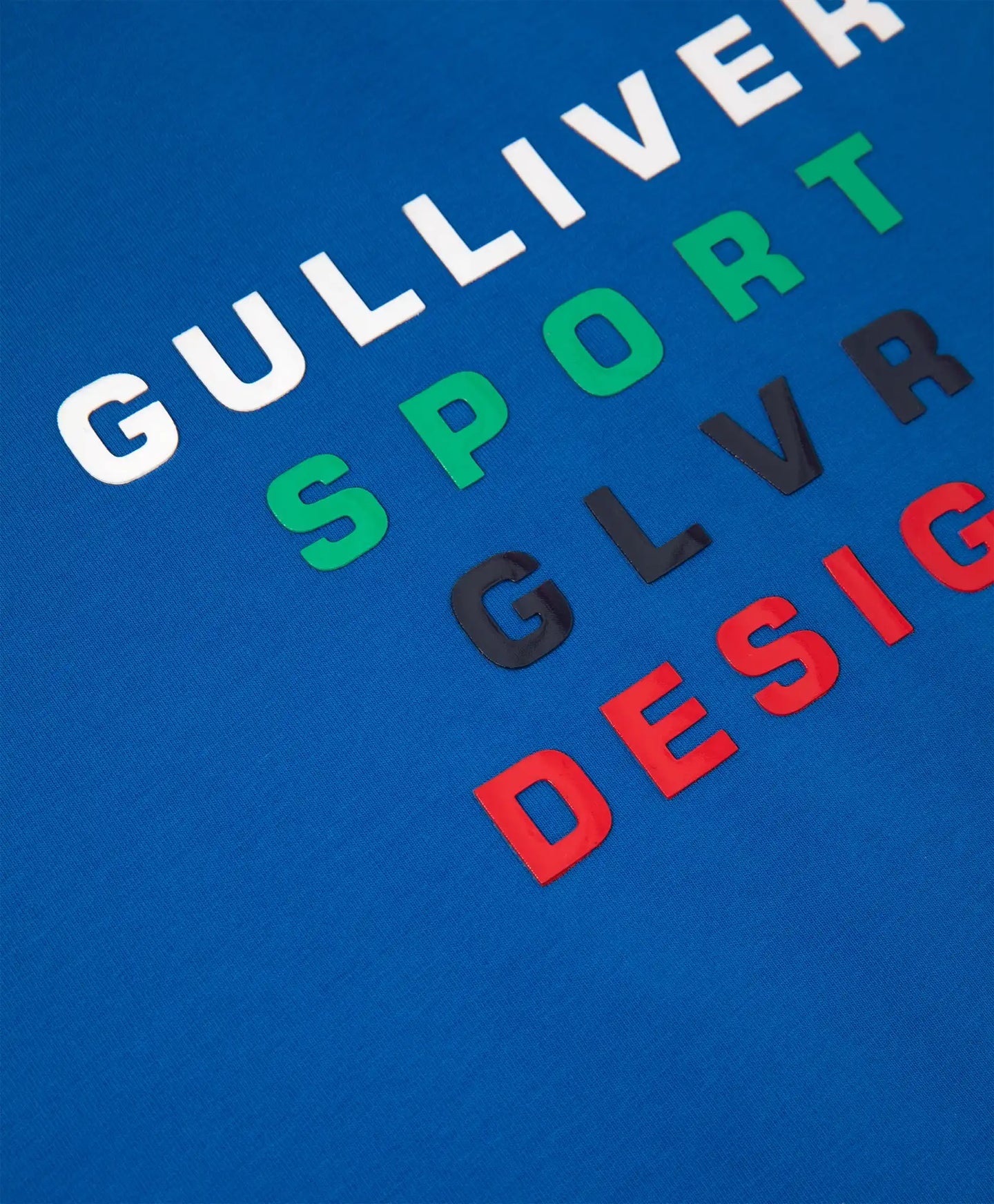 Tricou cu mânecă scurtă, albastru, Gulliver