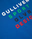Tricou cu mânecă scurtă, albastru, Gulliver