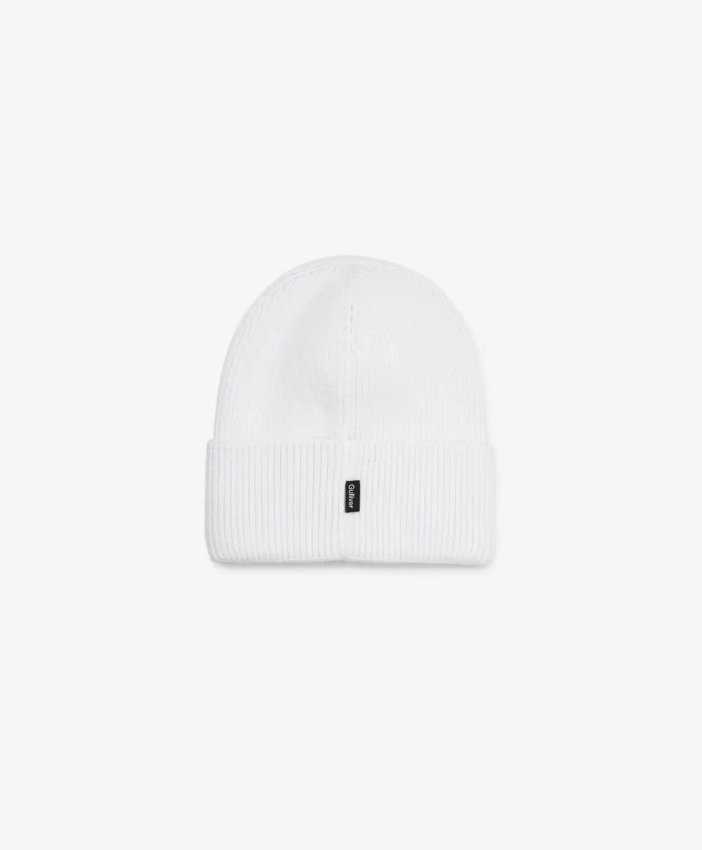 Căciulă tricotată cu petic contrastant alb mare, Gulliver