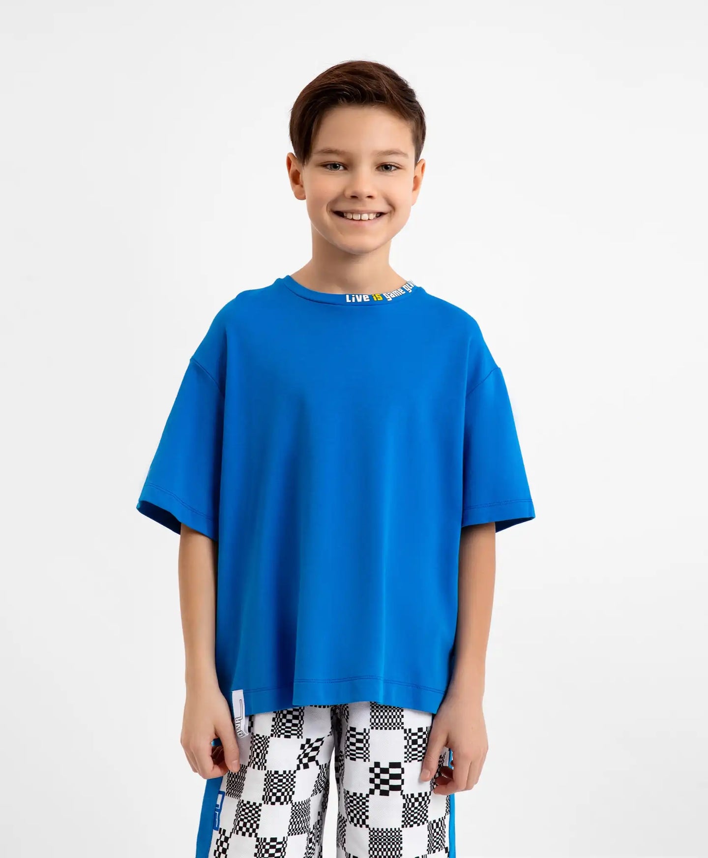 Tricou cu mânecă scurtă, albastru, Gulliver