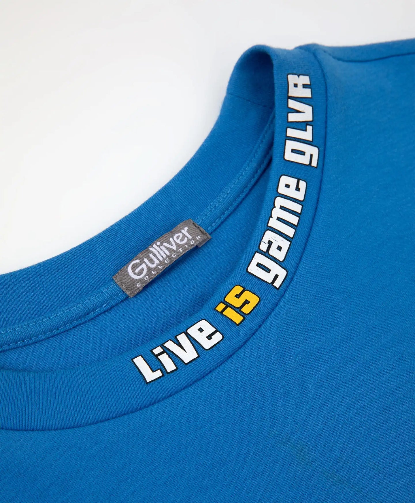 Tricou cu mânecă scurtă, albastru, Gulliver