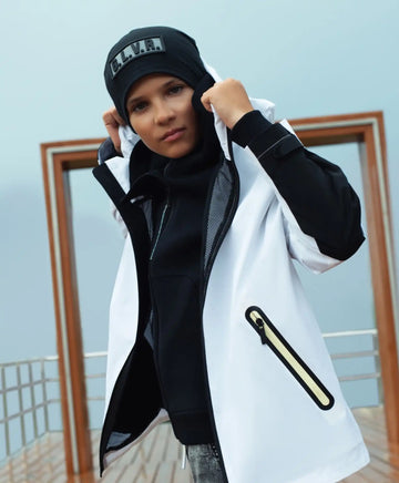 Coupe-vent din material impermeabil gros – alb, Gulliver