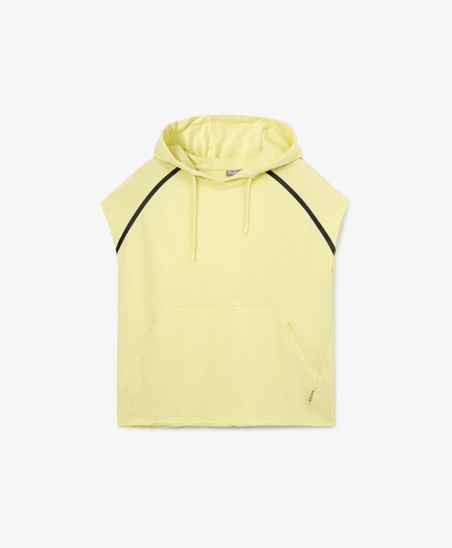 Vestă tricotată cu glugă – galbenă, Gulliver