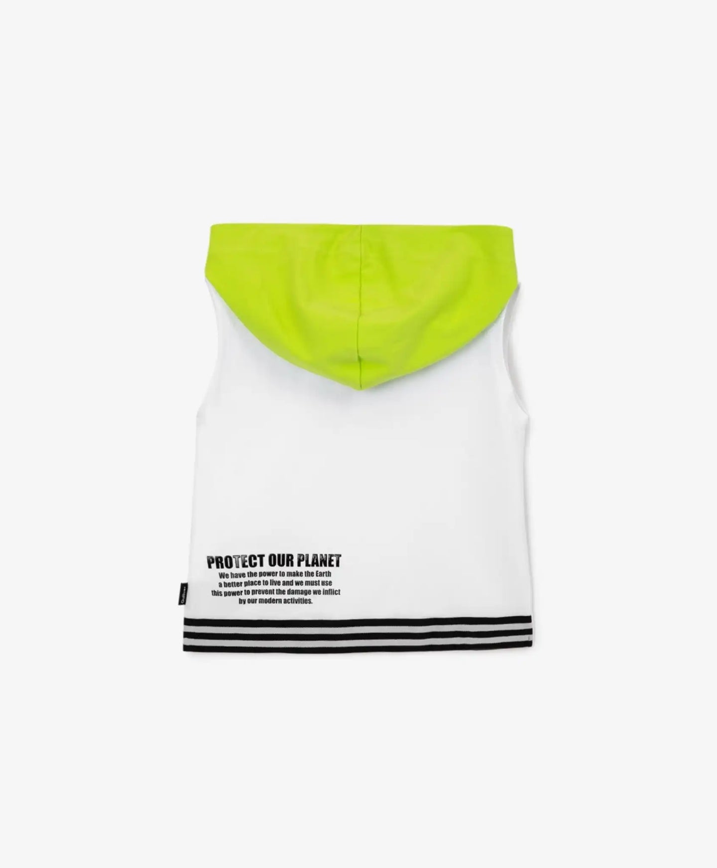 Tricou tricotat cu glugă, alb, Gulliver