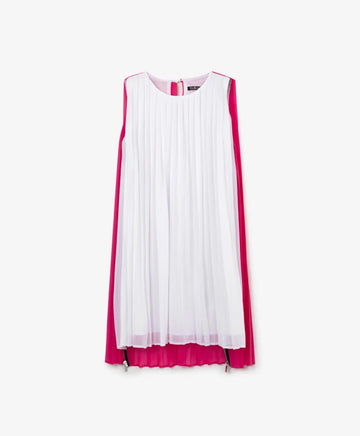 Rochie plisată din chiffon, Gulliver