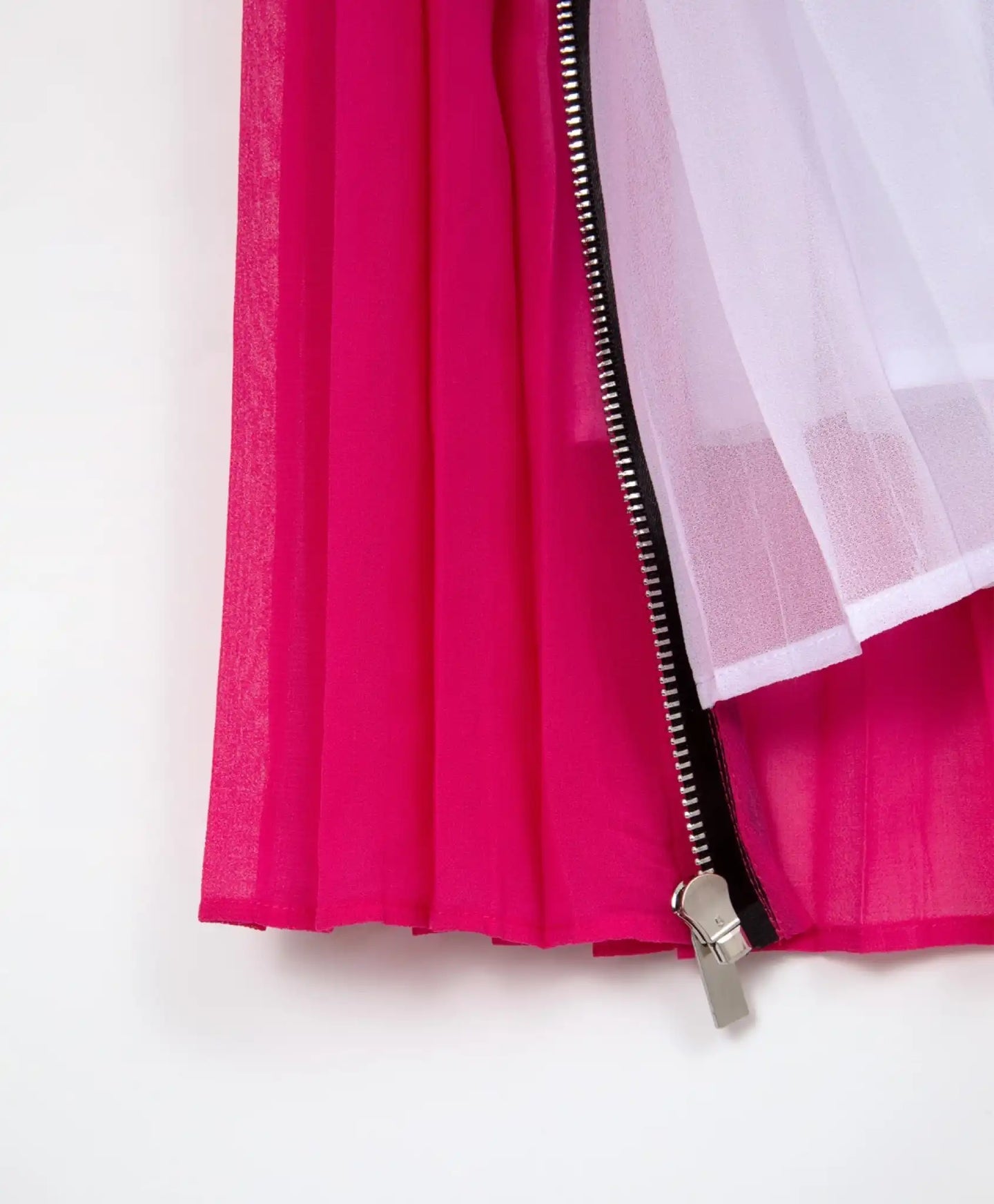 Rochie plisată din chiffon, Gulliver