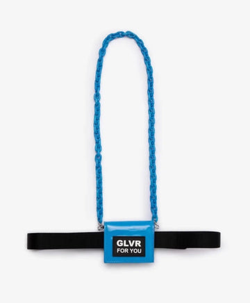 Geantă mini albastră lacuită pentru fete Gulliver