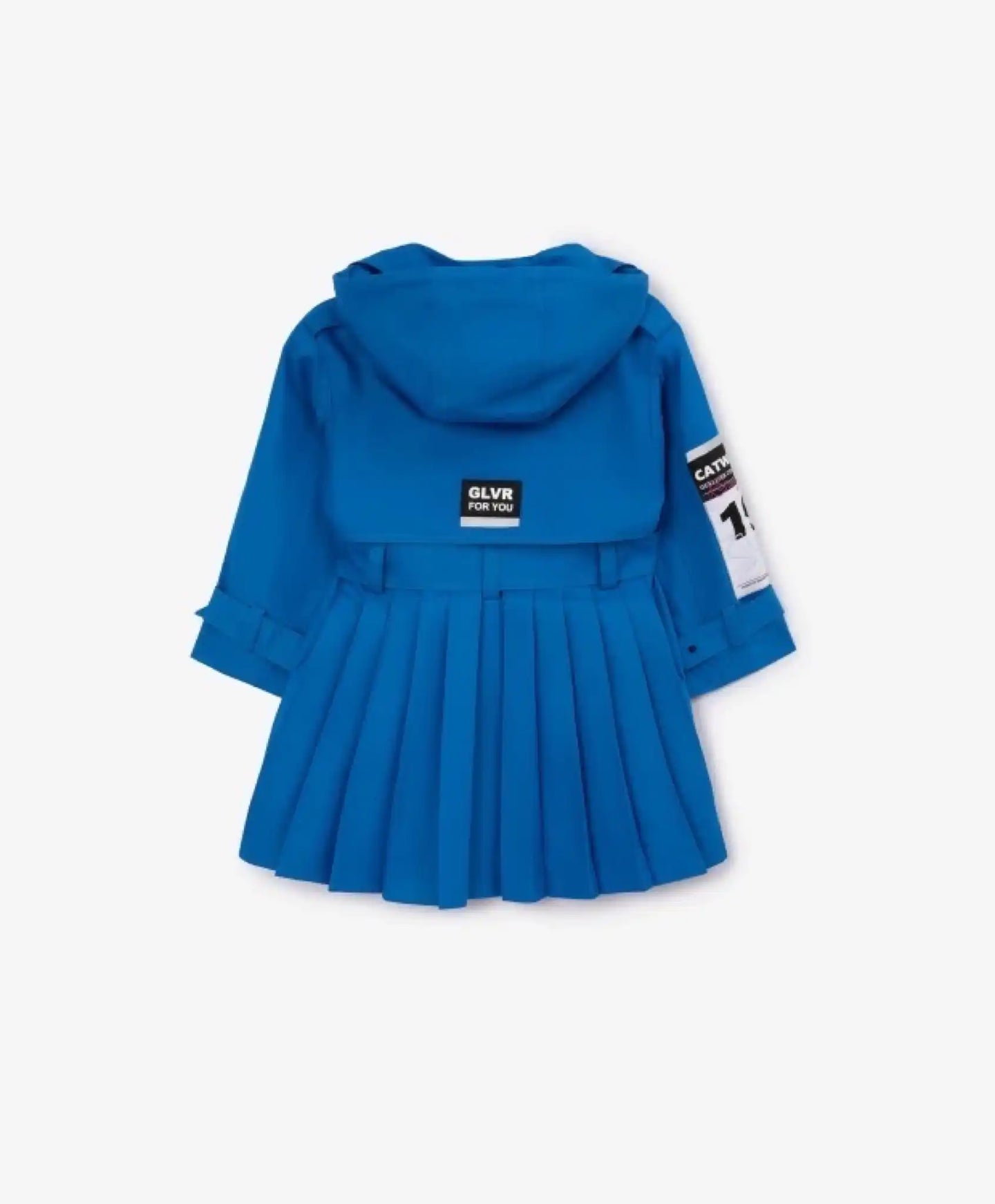 Palton dublu cu nasturi de culoare albastru cobalt modern de la Gulliver