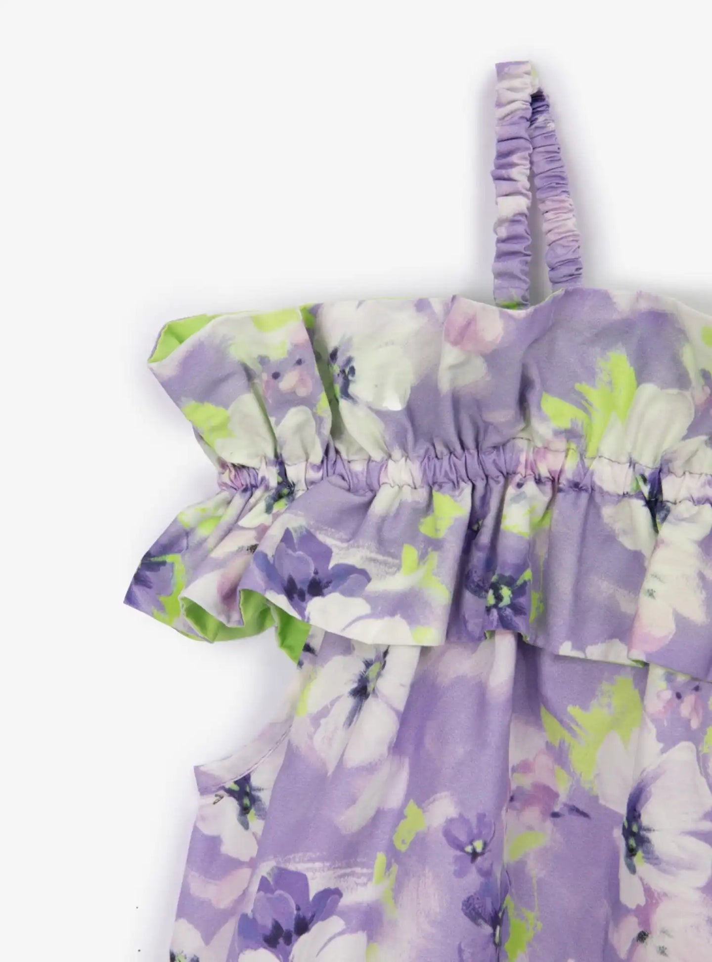 Sărafan din poplin cu imprimeu floral de la Gulliver