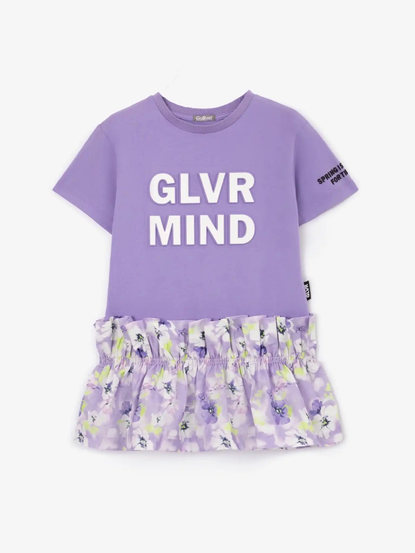 Rochie bazată pe o combinație de tricot și material textil de la Gulliver