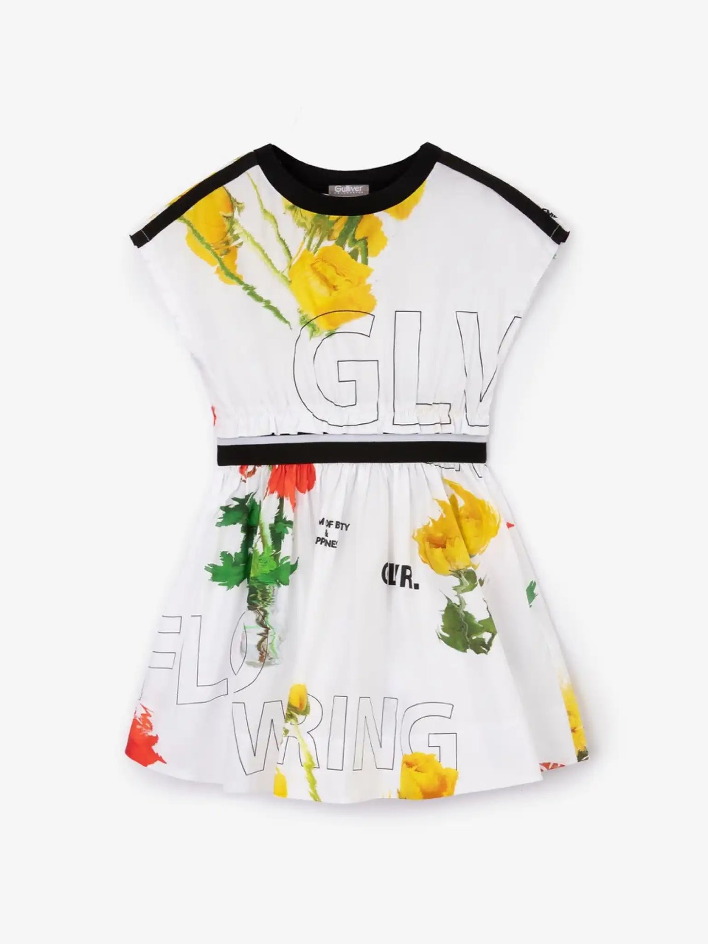 Rochie cu imprimeu floral mare de la Gulliver