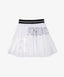 Fustă albă, din material subțire transparent, cu căptușeală din bumbac, pentru fată, Gulliver