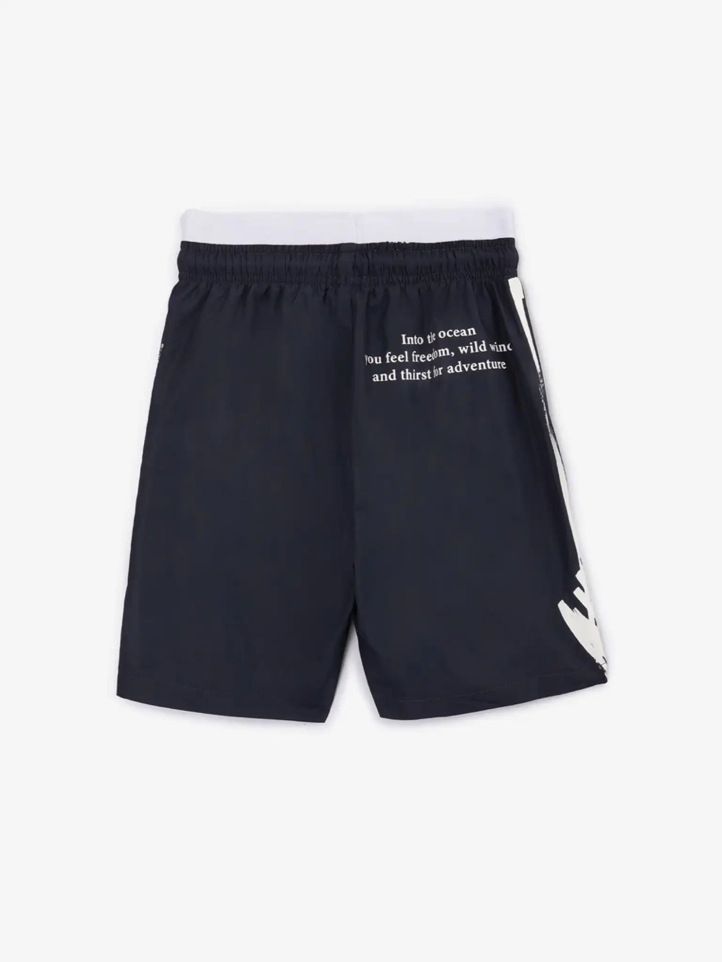 Pantaloni scurți de baie cu detalii contrastante, Gulliver