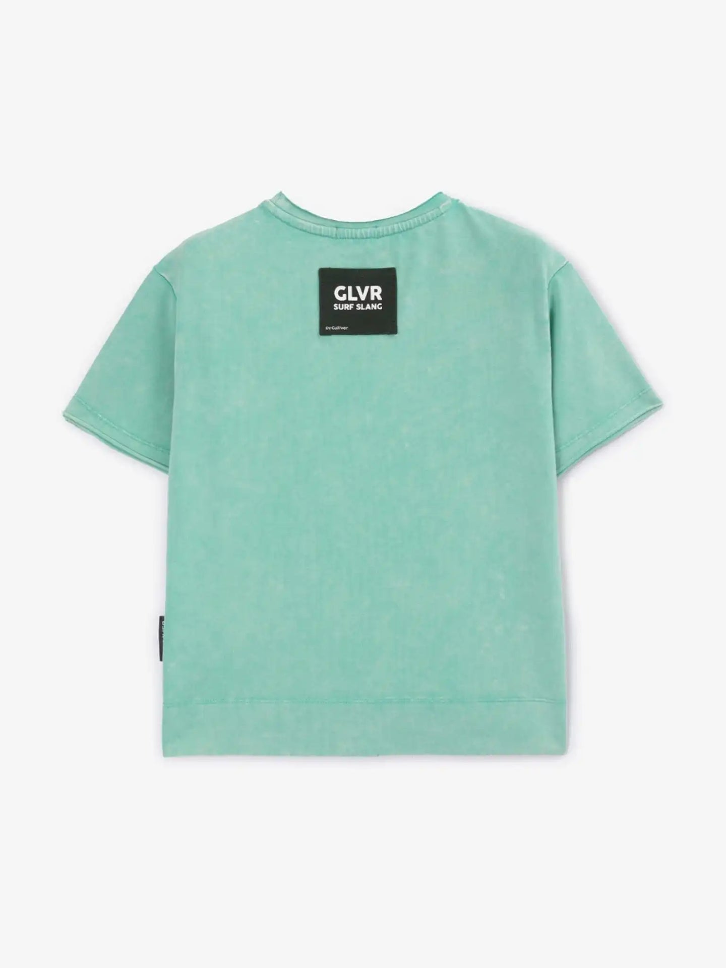 Tricou verde laconic cu colorare modernă pentru băiat, Gulliver