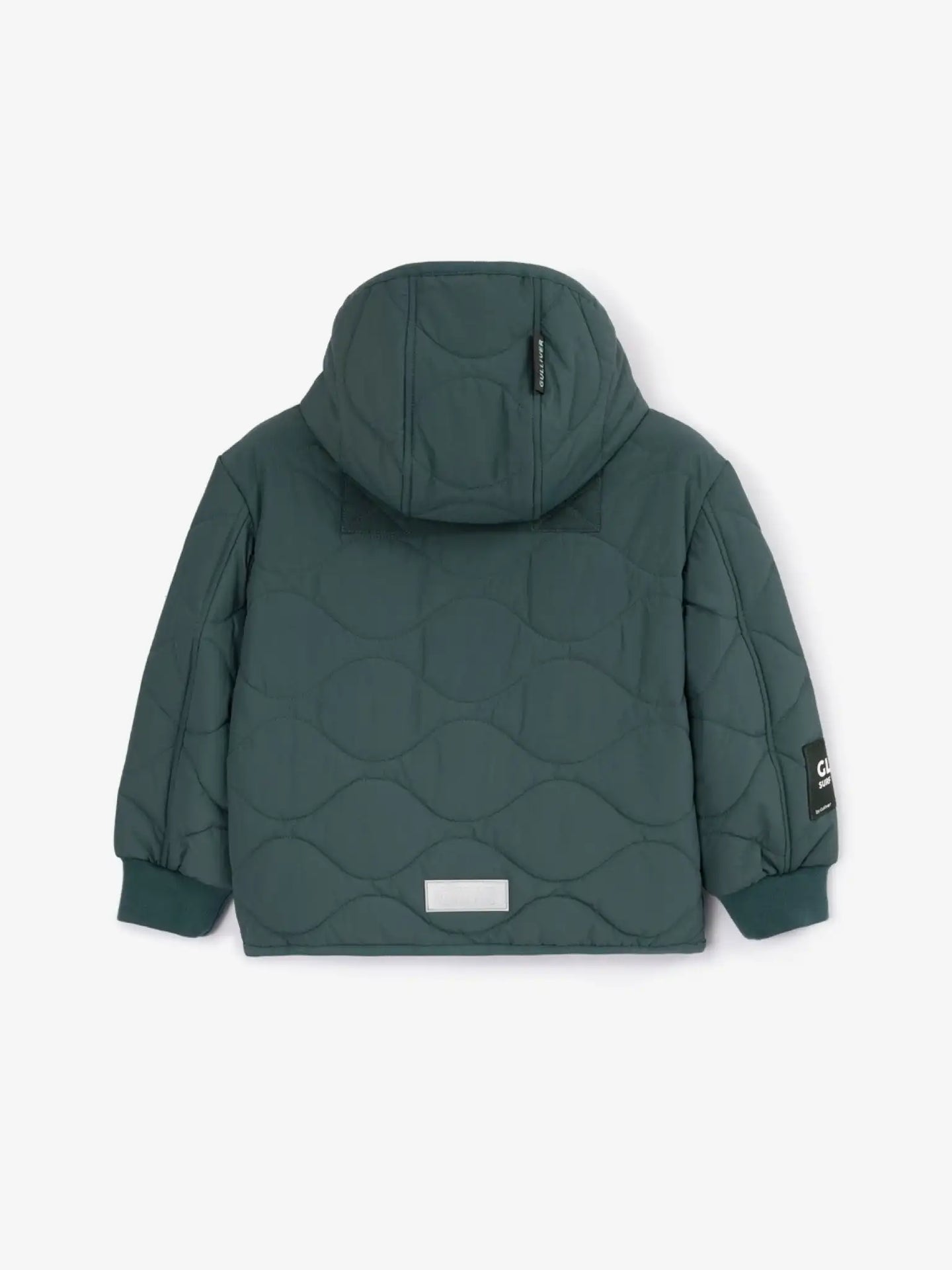 Jachetă strânsă cu glugă gri pentru băieți de la Gulliver