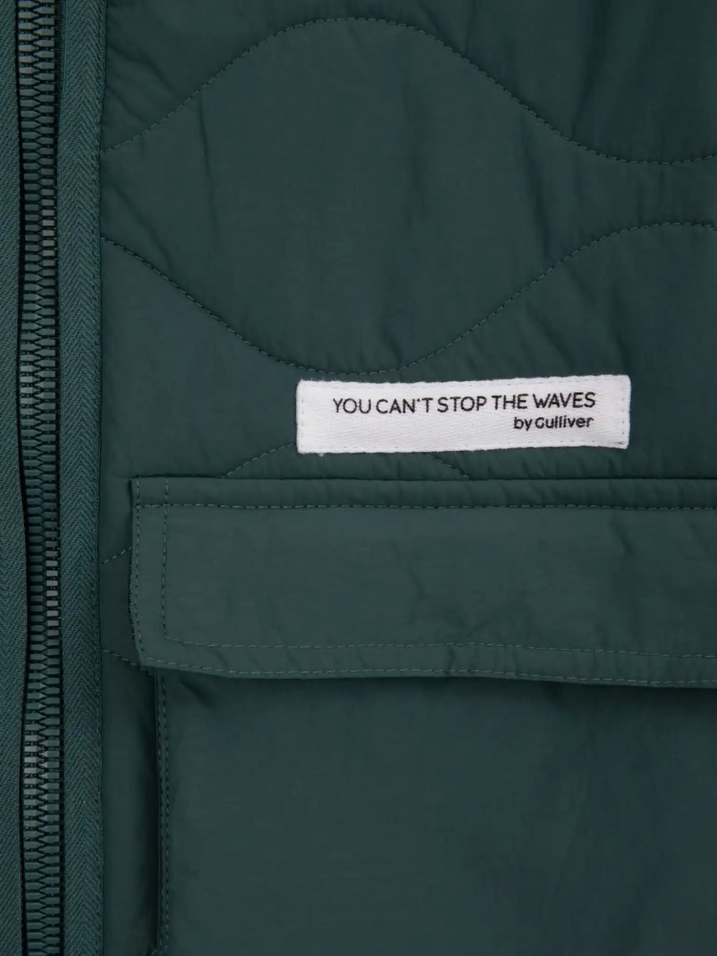 Jachetă strânsă cu glugă gri pentru băieți de la Gulliver