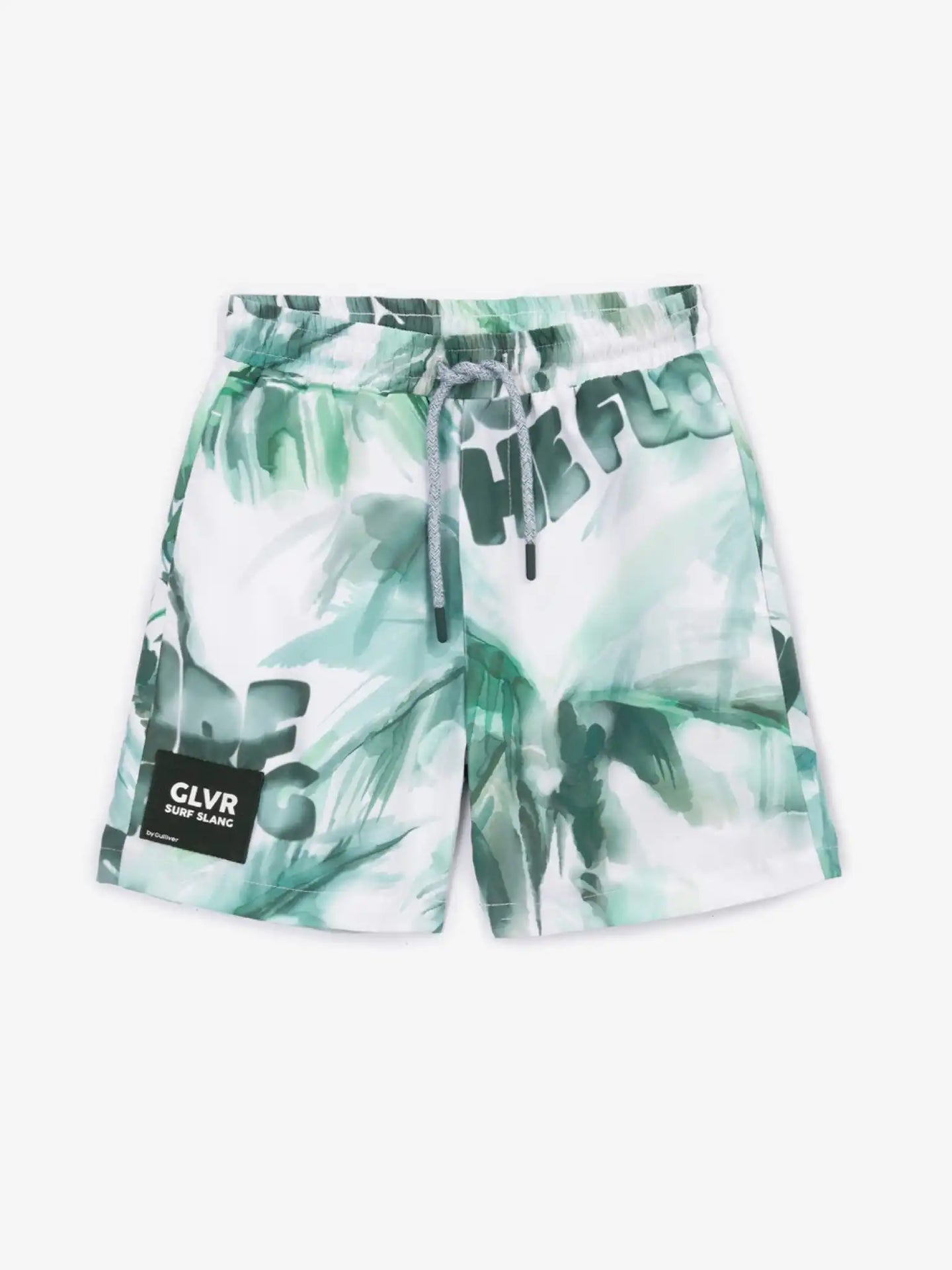 Pantaloni scurți de baie cu imprimeu acuarelă, Gulliver