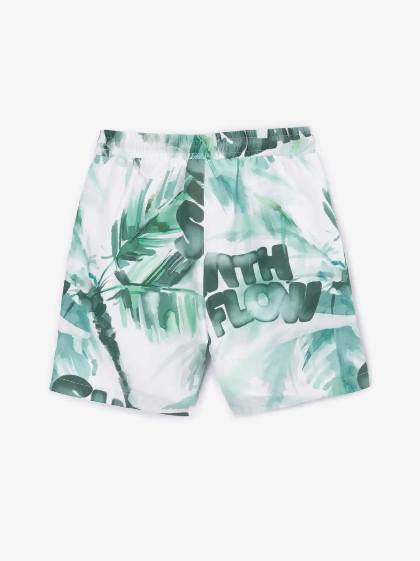 Pantaloni scurți de baie cu imprimeu acuarelă, Gulliver