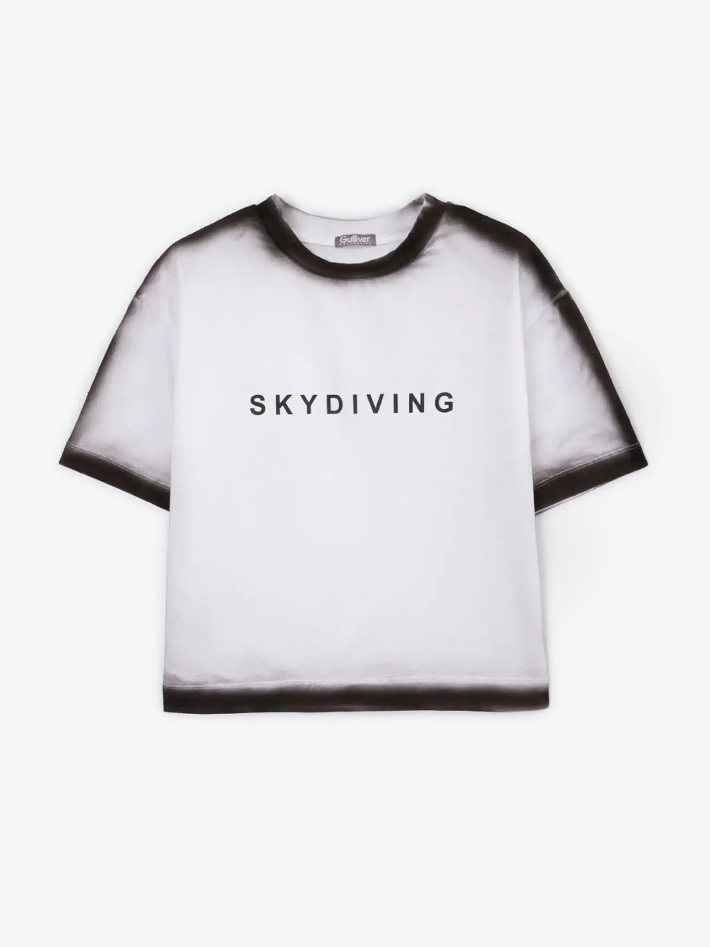 Tricou cu colorare modernă inegală, Gulliver