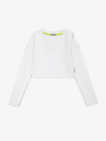 Crop-top original cu „picătură” care dezvăluie umărul, Gulliver