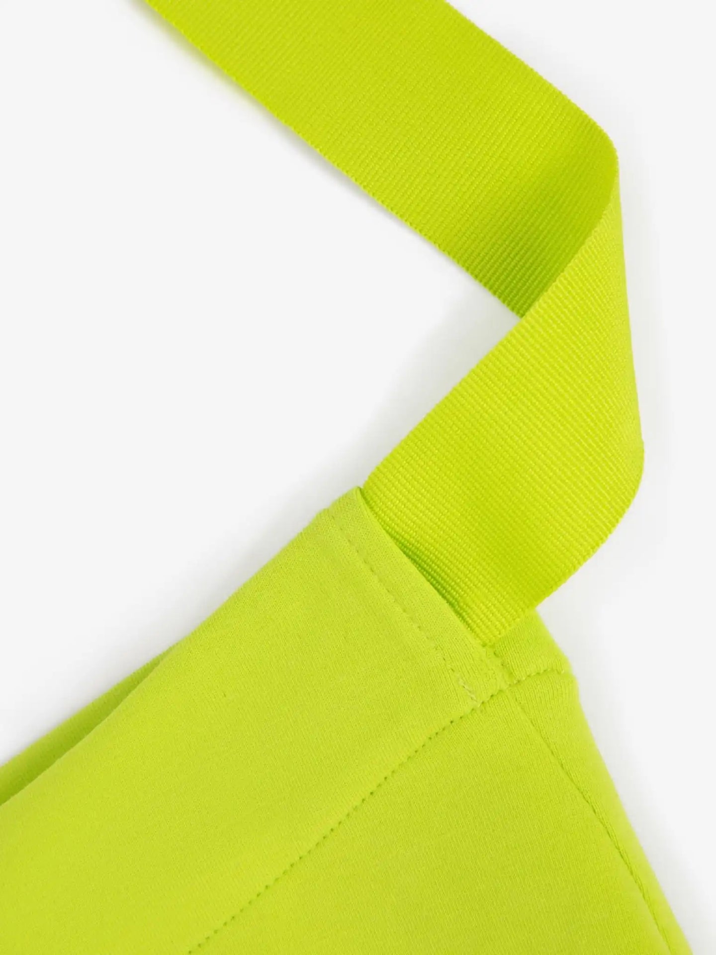 Hanorac scurt oversized cu culoare verde-lămâie pentru fete de la Gulliver