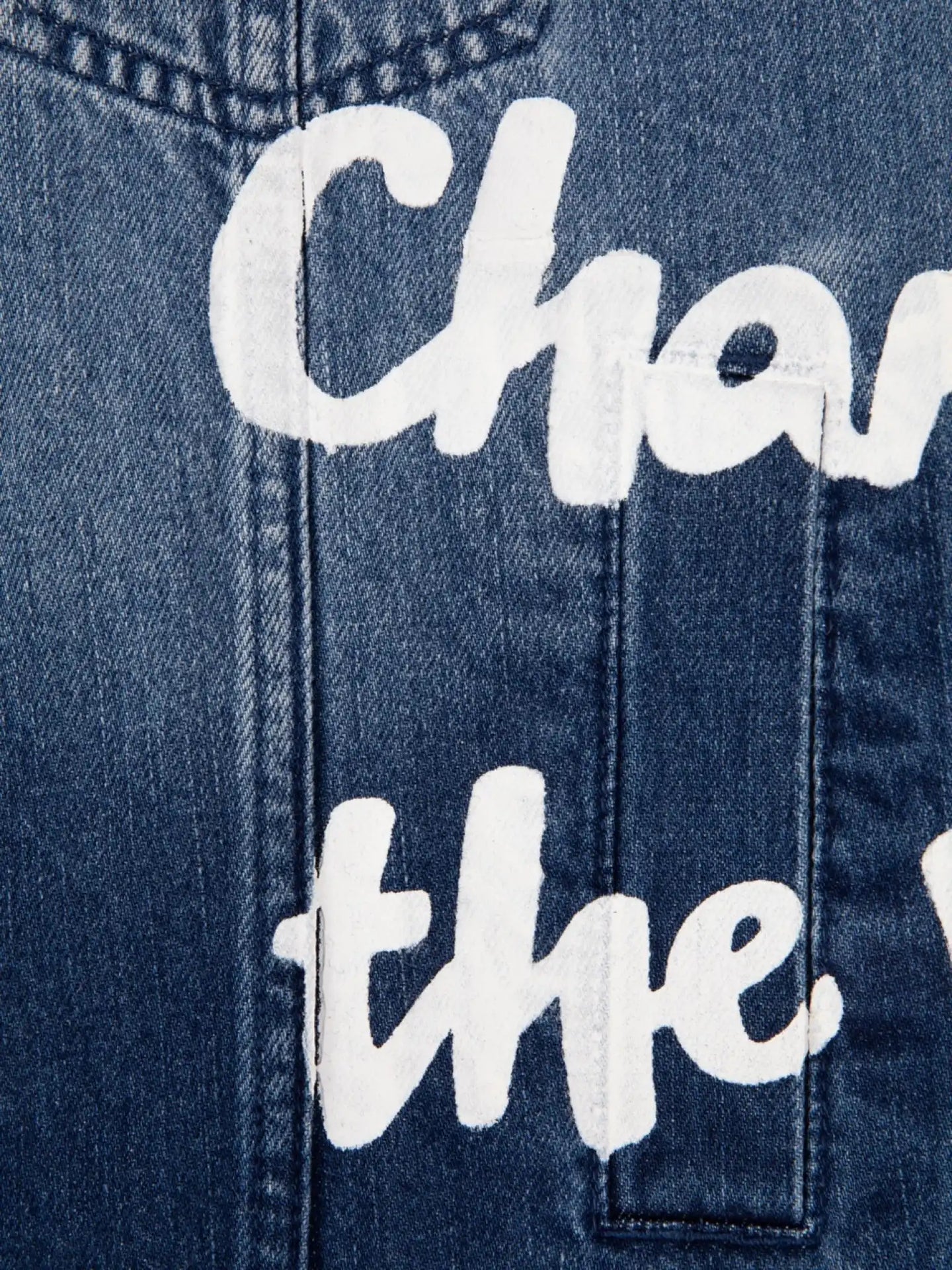 Vestă din denim albastră, cu efect de deteriorare, pentru fete, Gulliver