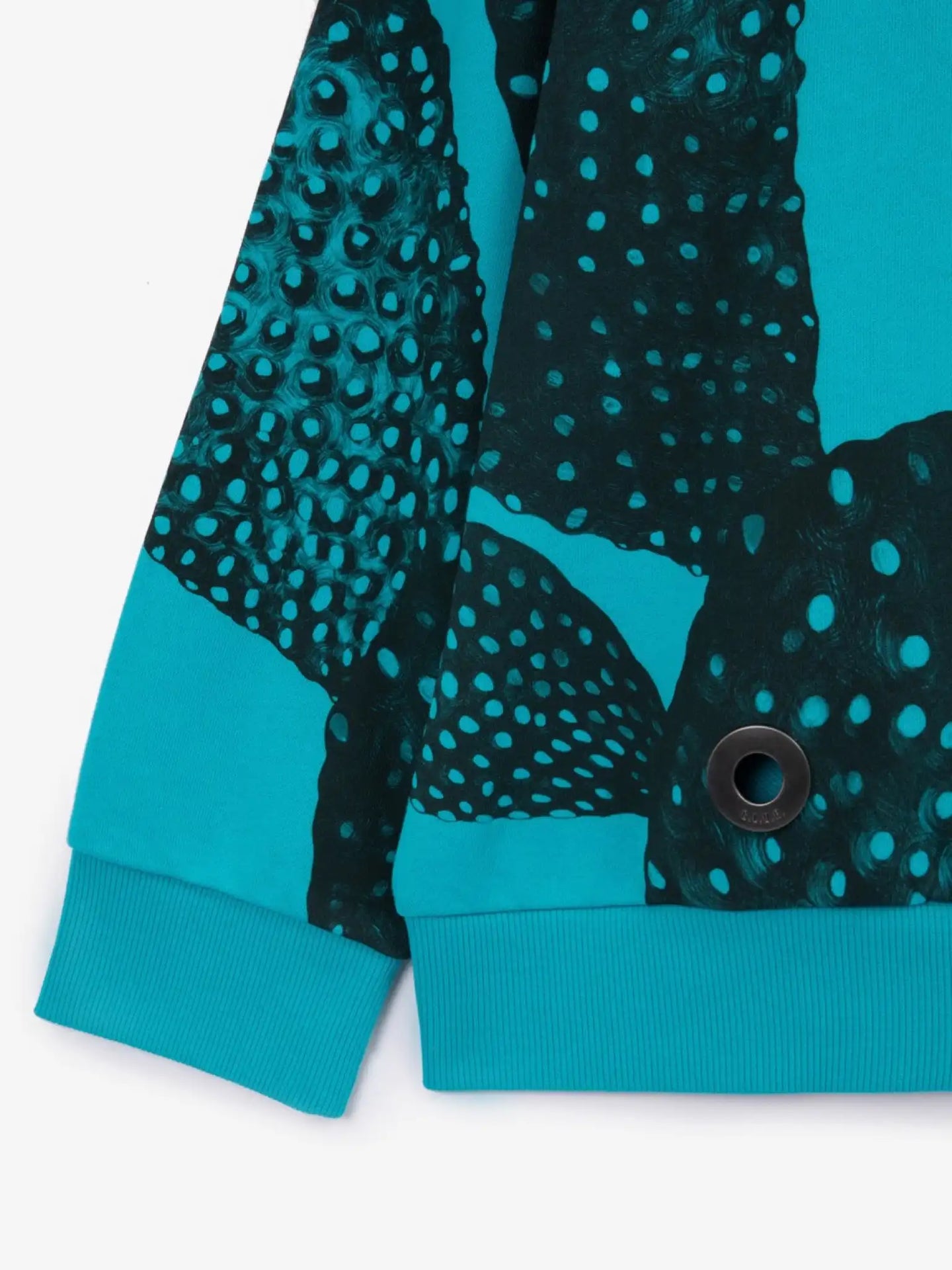 Hanorac cu imprimeu și ochiuri metalice de la Gulliver