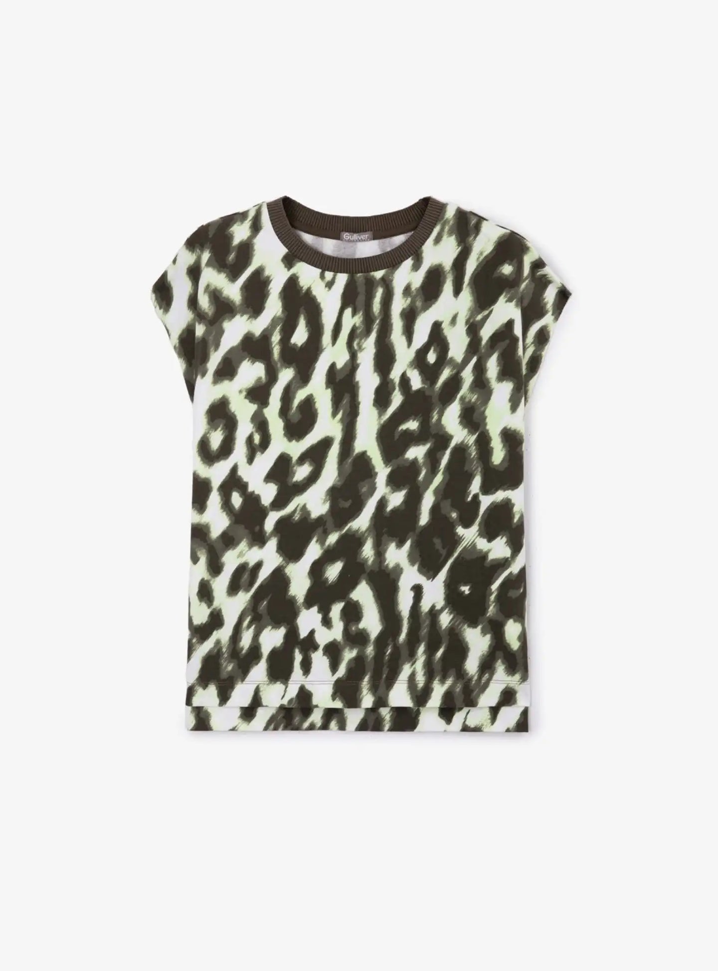 Tricou cu imprimeu stilizat animal print, Gulliver
