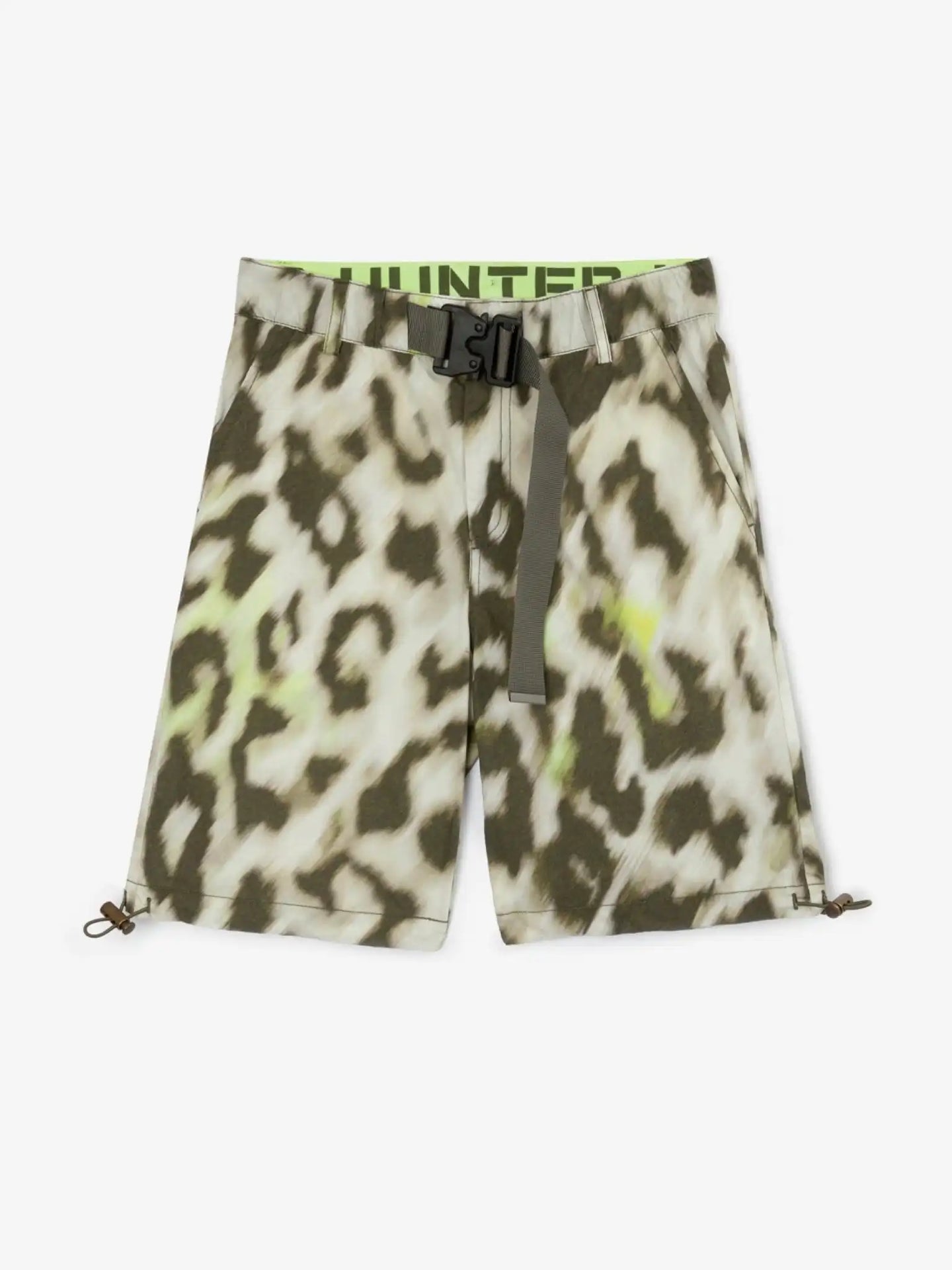 Pantaloni scurți din poplin cu imprimeu stilizat animal print, Gulliver