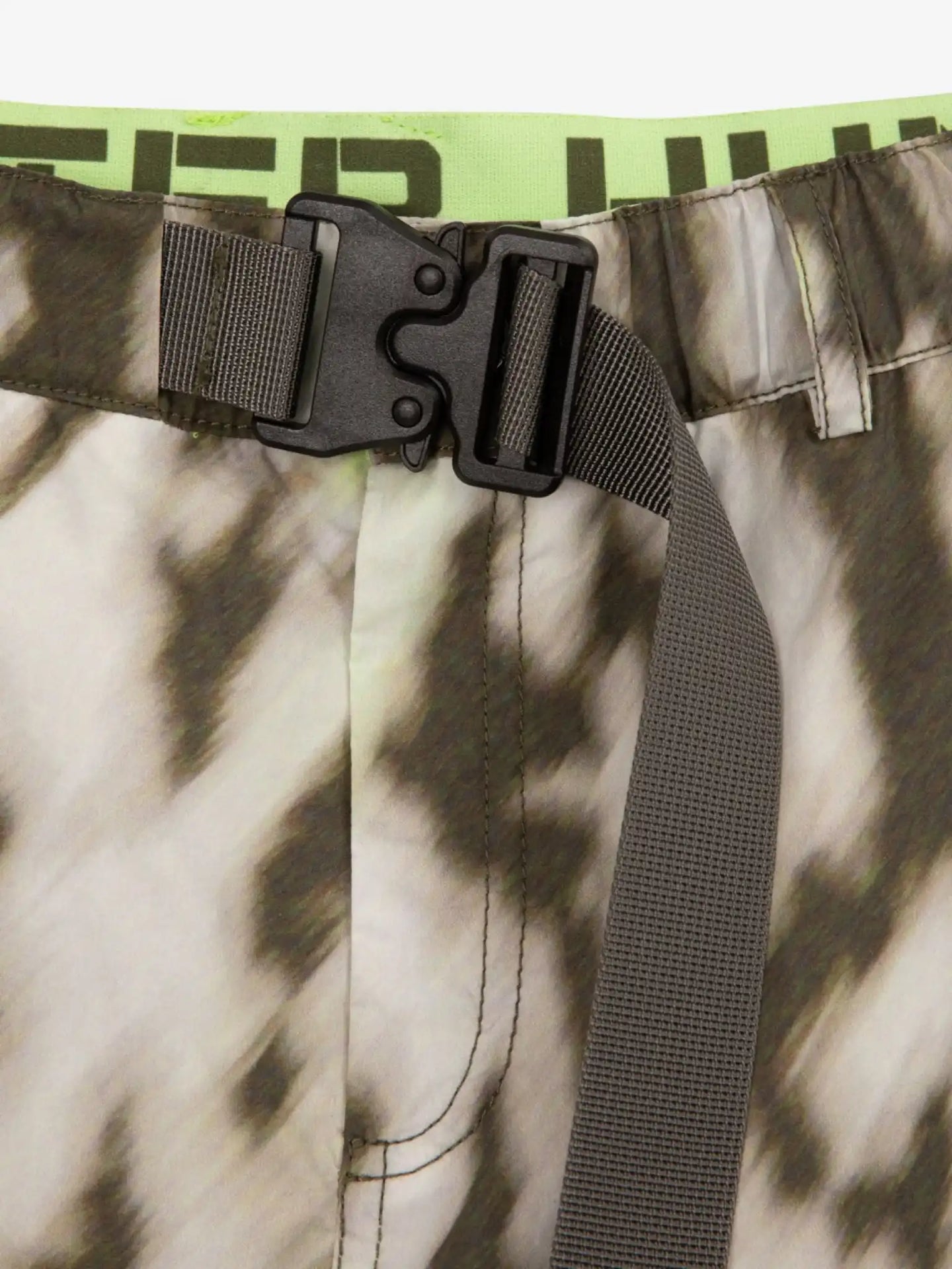 Pantaloni din poplin cu imprimeu stilizat animal print, Gulliver