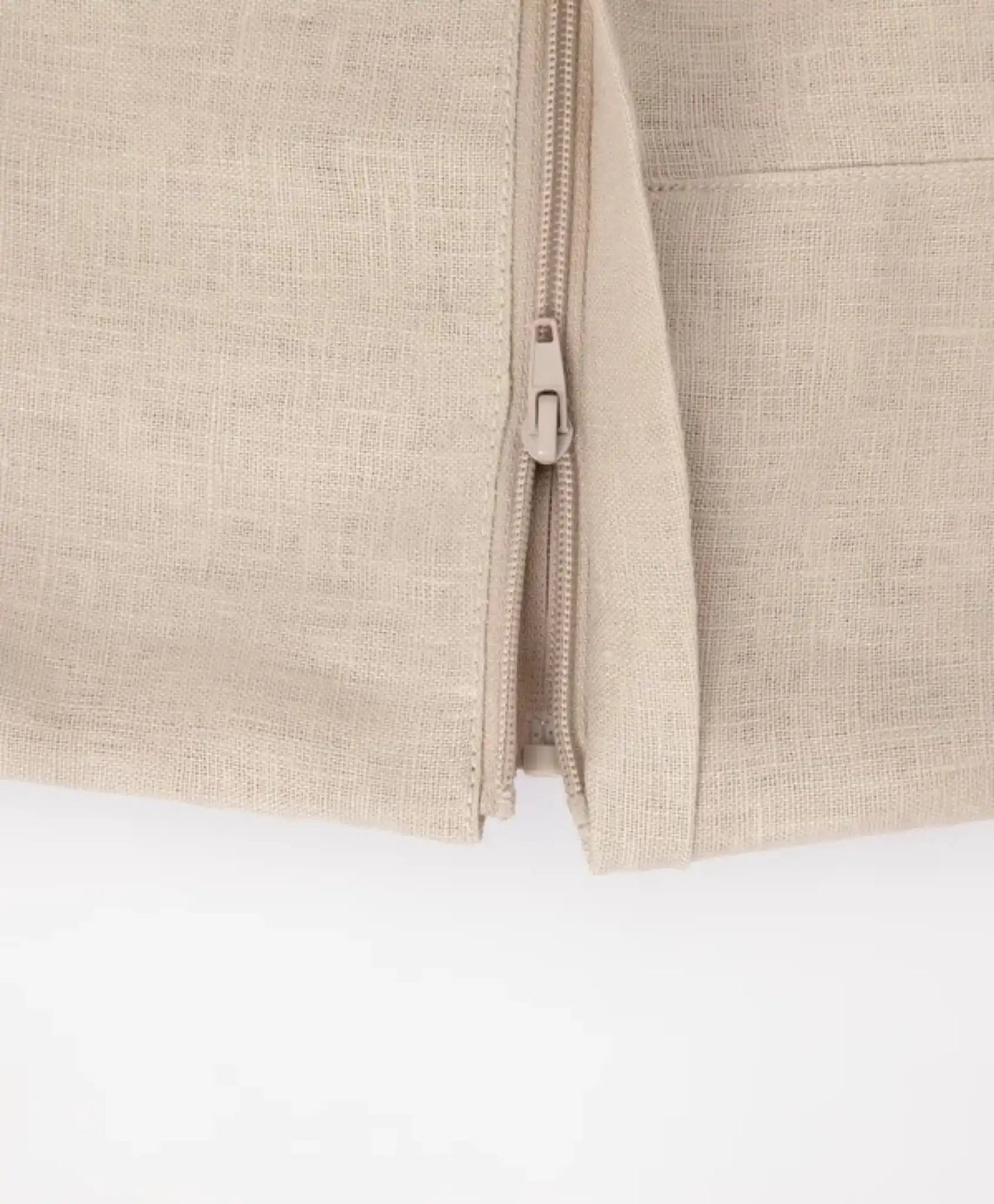 Pantaloni transformați din in, bej, pentru băiat, Gulliver