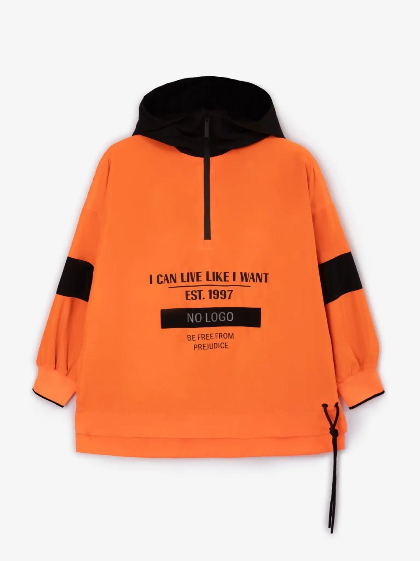 Coupe-vent anorak strălucitor cu glugă, Gulliver