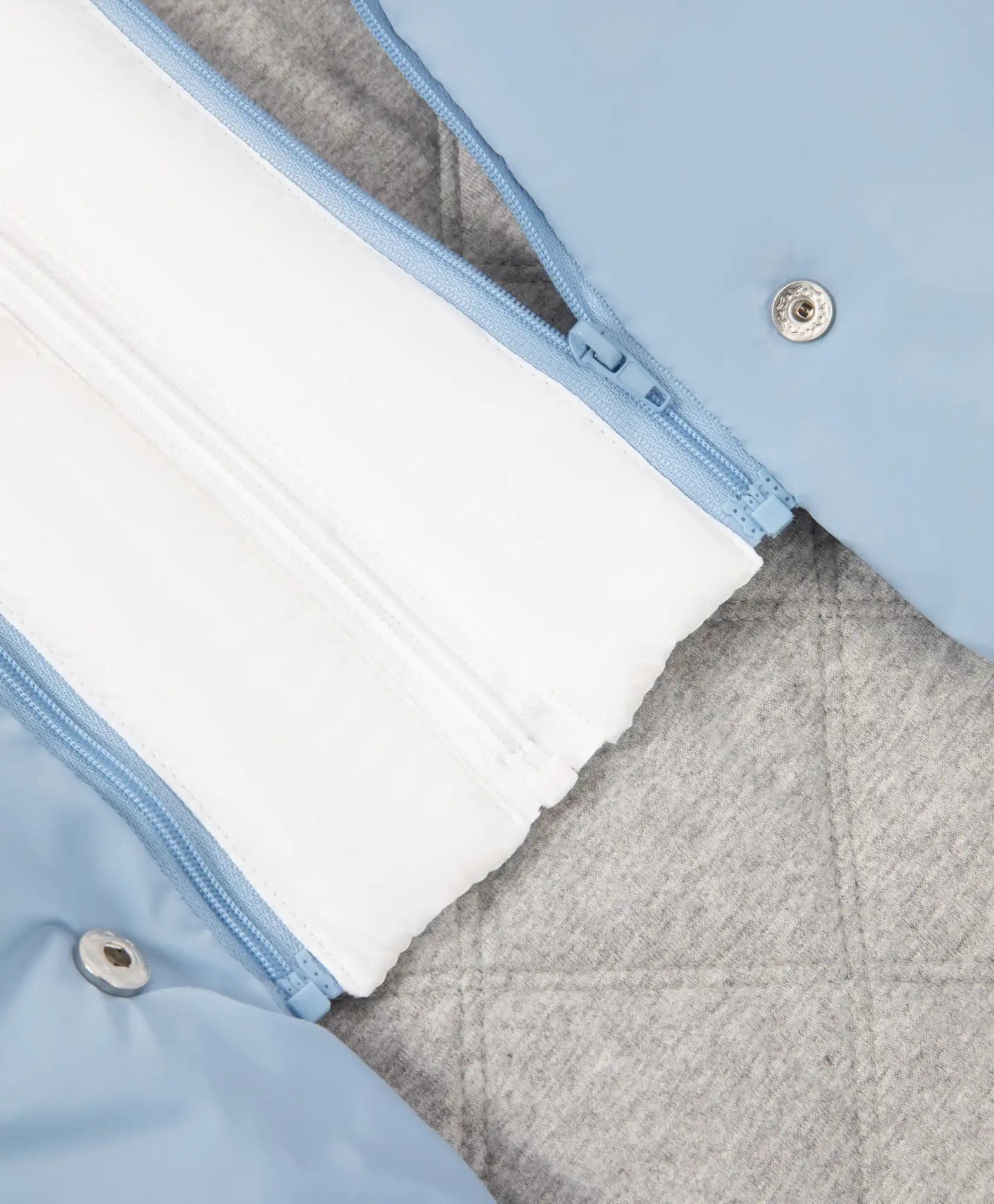 Palton căptușit pentru copii cu guler detașabil, albastru, Gulliver