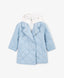 Palton căptușit pentru copii cu guler detașabil, albastru, Gulliver