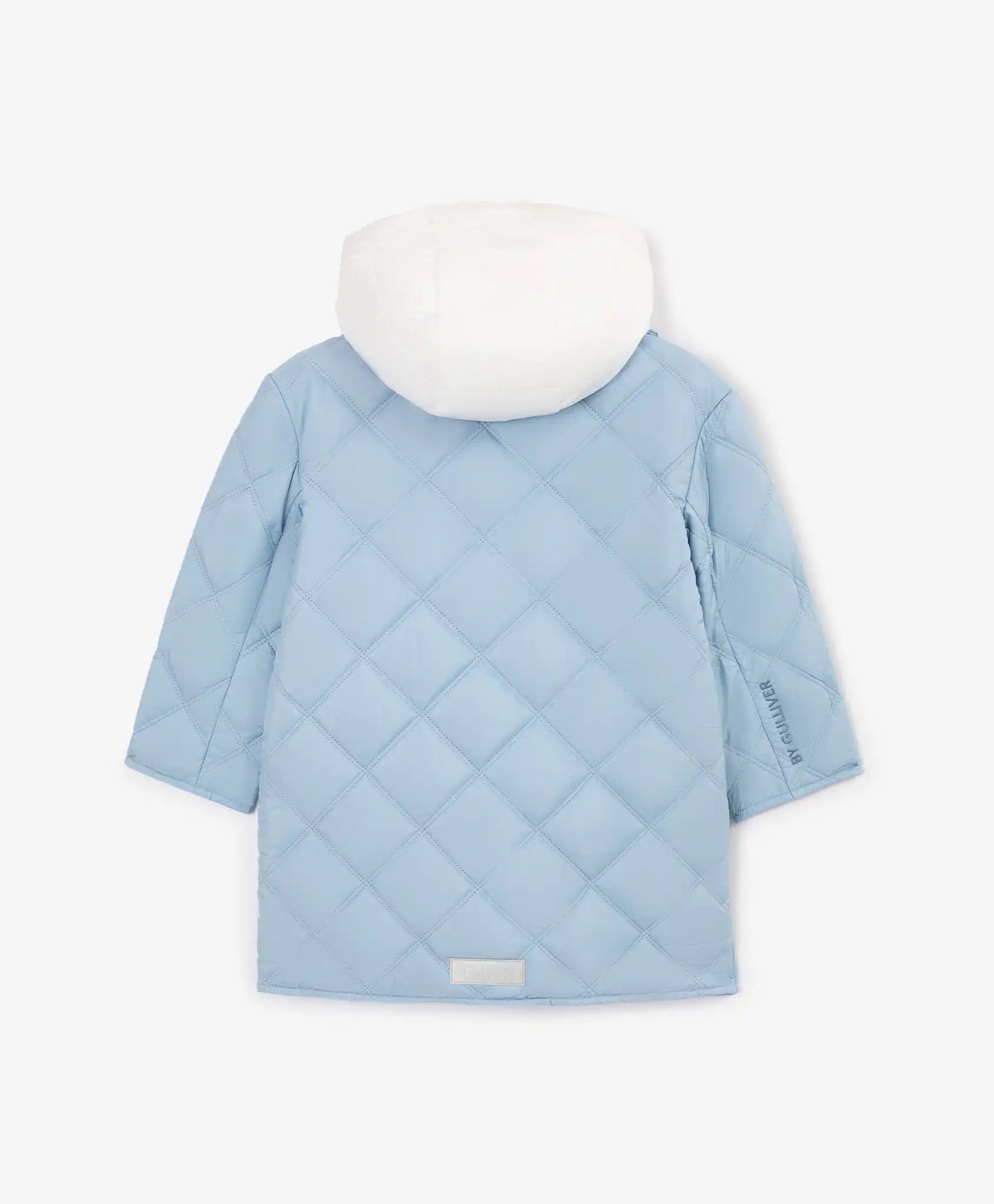 Palton căptușit pentru copii cu guler detașabil, albastru, Gulliver