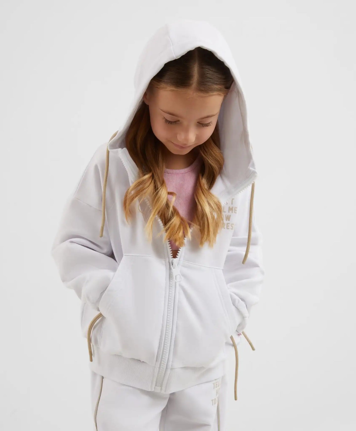 Top pentru copii din tricot ribbed roz Gulliver