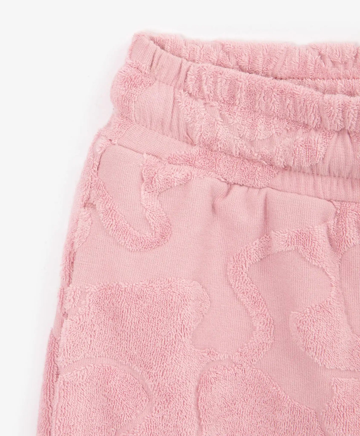 Pantaloni scurți pentru fată, din tricot frotir, roz, Gulliver