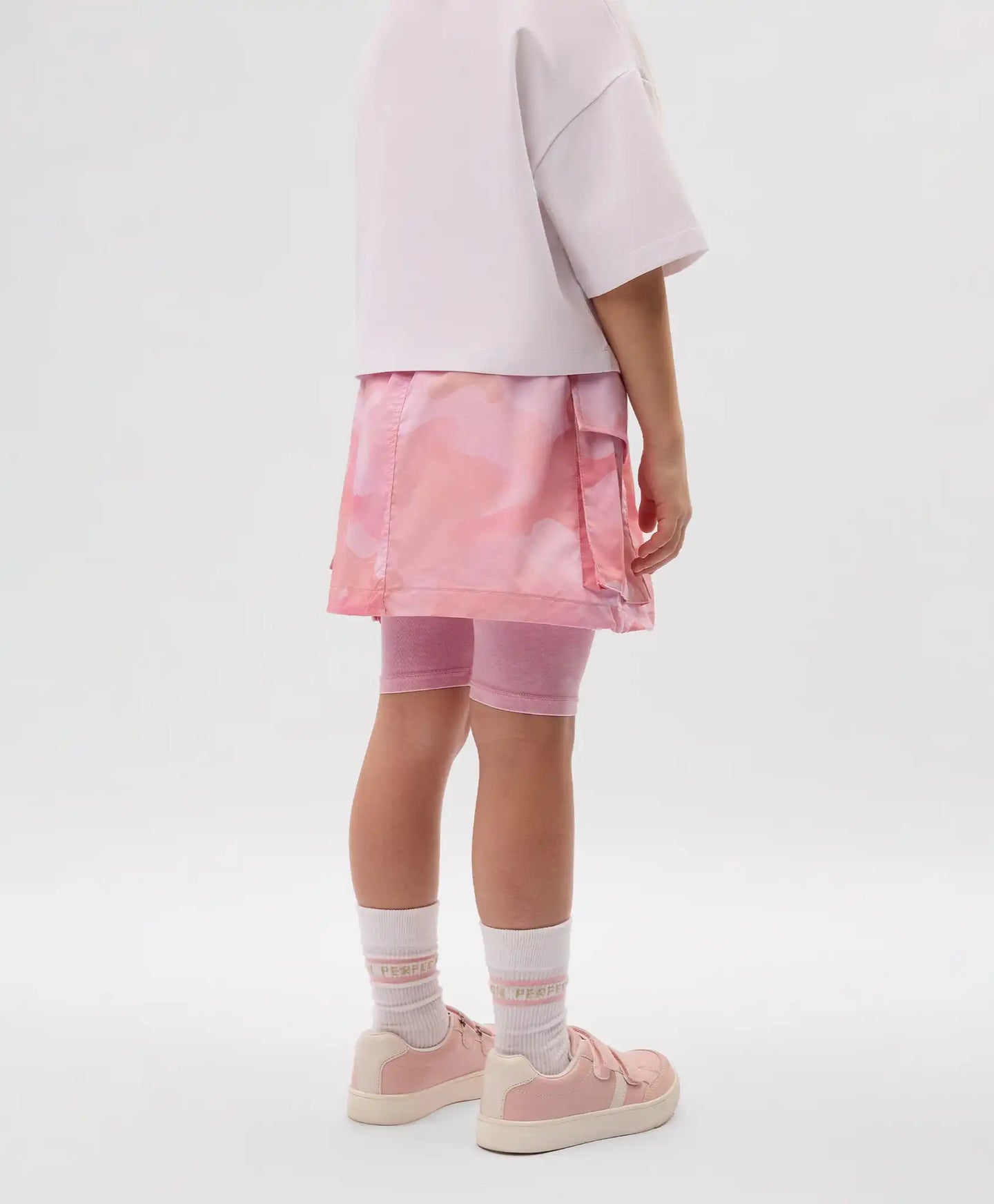 Fustă cargo pentru copii, roz, Gulliver