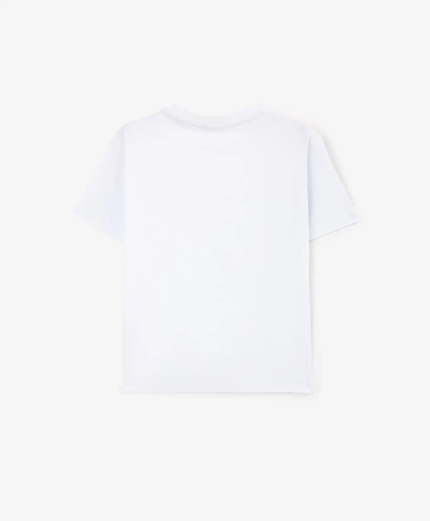 Tricou cu mânecă scurtă pentru băiat, alb, cu imprimeu, Gulliver